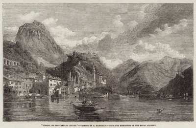 Loggio, en el lago de Lugano de George Clarkson Stanfield